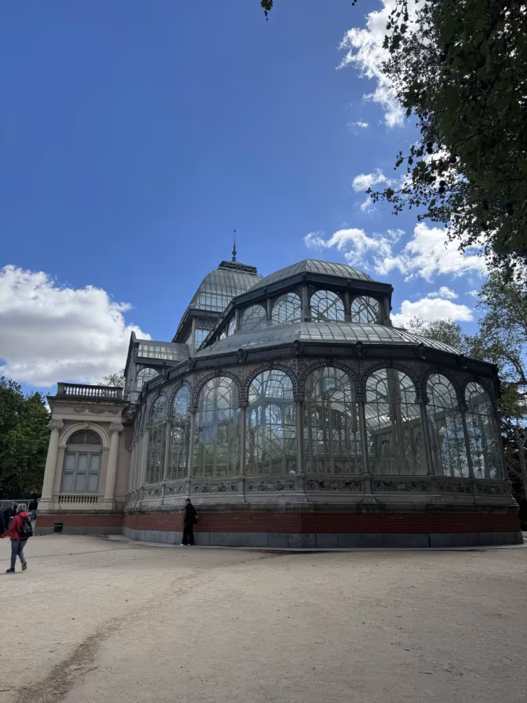 Palacio de Cristal in El Retiro park, Madrid
