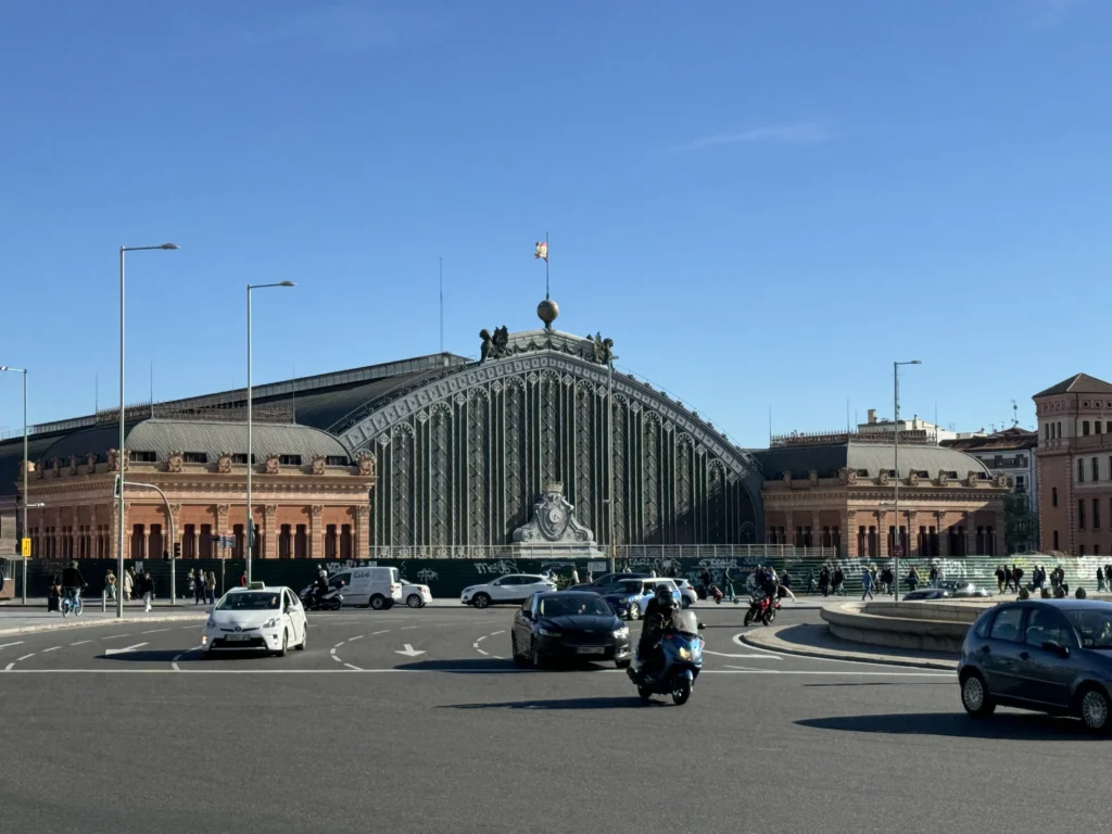 Puerta de Atocha train station in Madrid, Spain