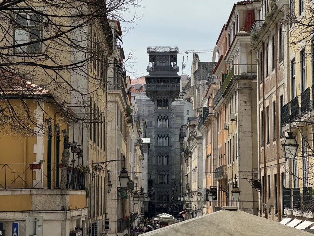 Santa Justa Lift in Lisbon, Portugal