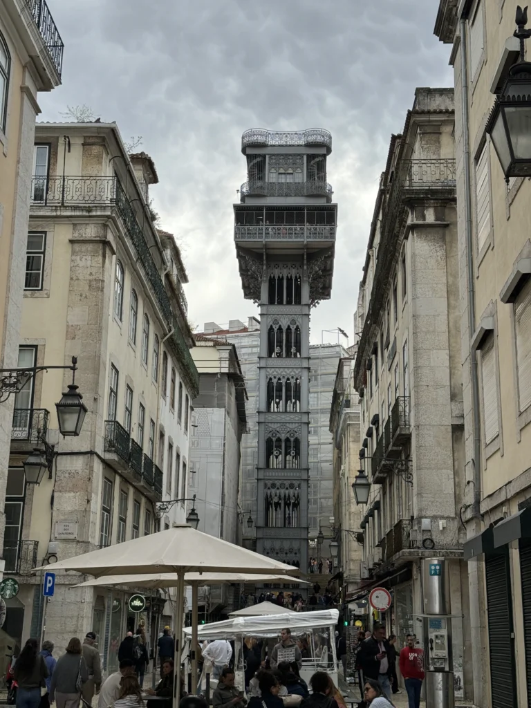 Santa Just Lift in Lisbon, Portugal