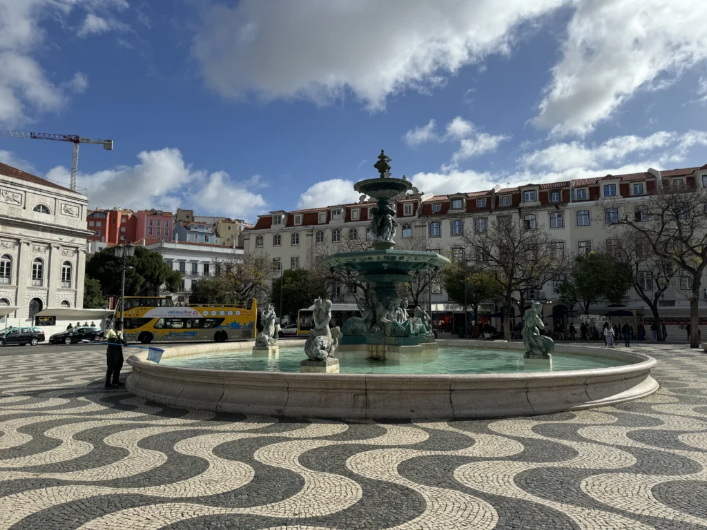 Praca do Rossio in Lisbon, Portugal