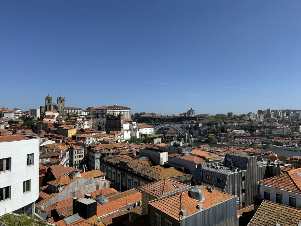 View from Miradouro da Vitoria in Porto, Portugal