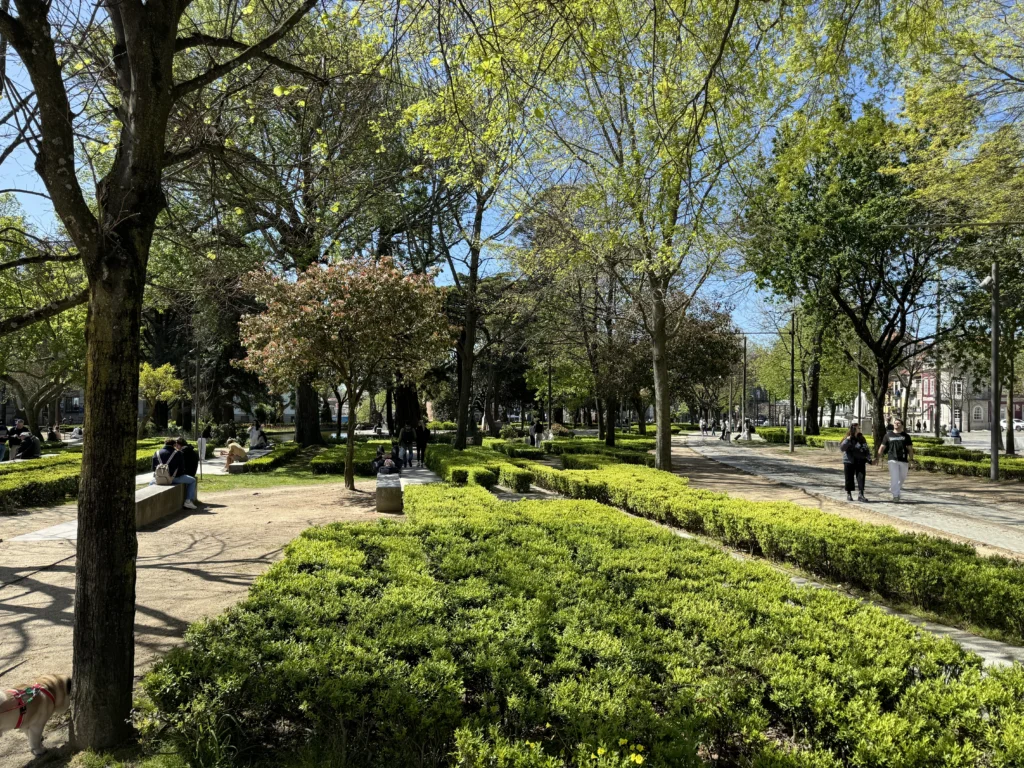 Cordoaria's Garden in Porto, Portugal