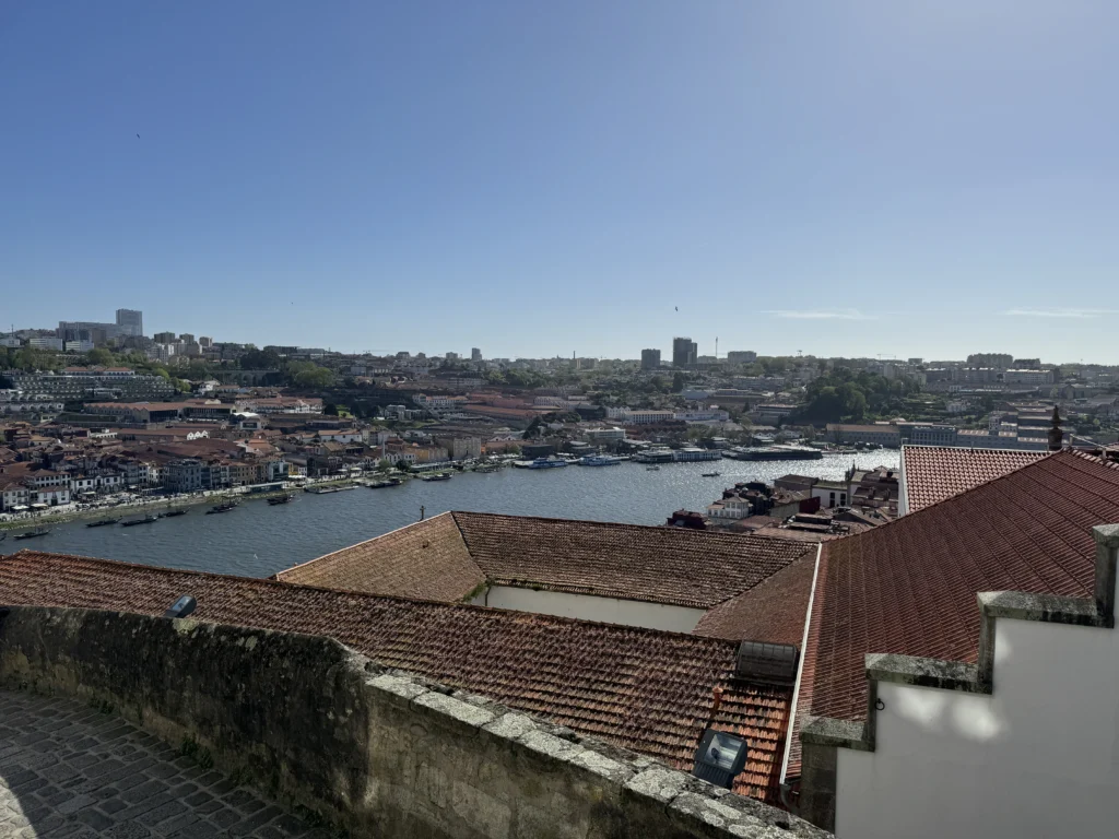 View from Miradouro da Rua das Aldas in Porto, Portugal