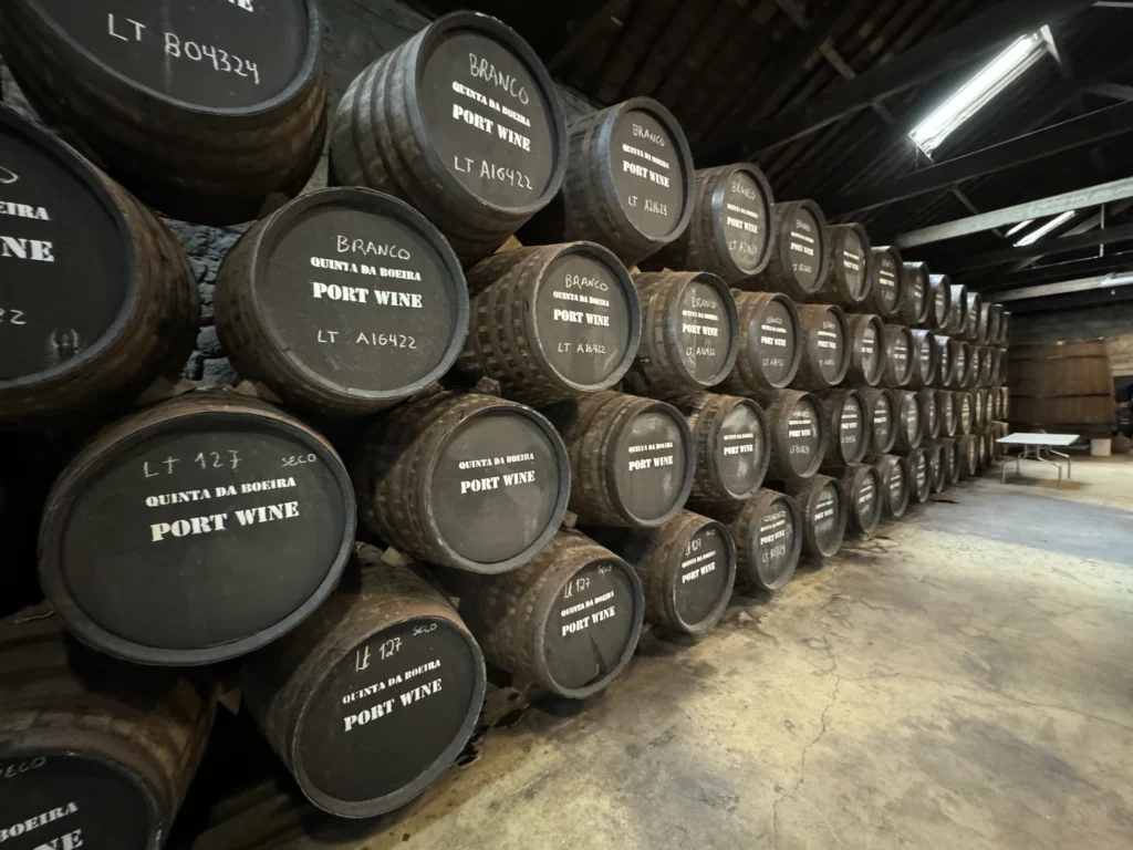 Port wine lodge in Porto, Portugal