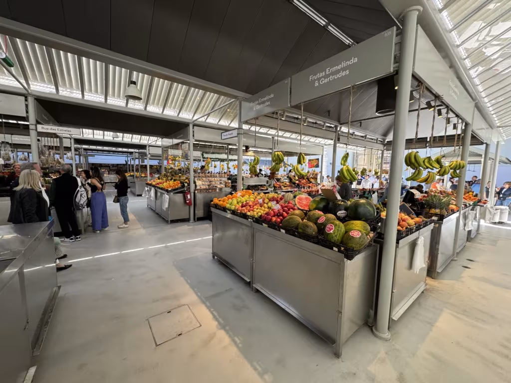 Produce at Mercado do Bolhao in Porto, Portugal