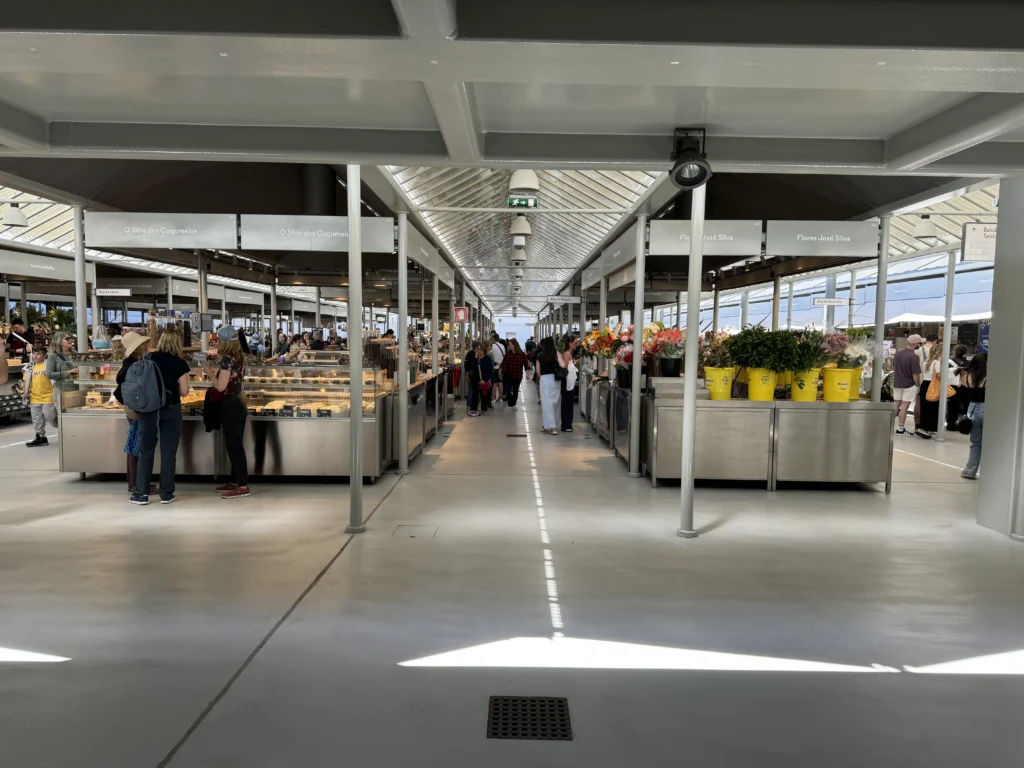 Inside Mercado do Bolhao in Porto, Portugal