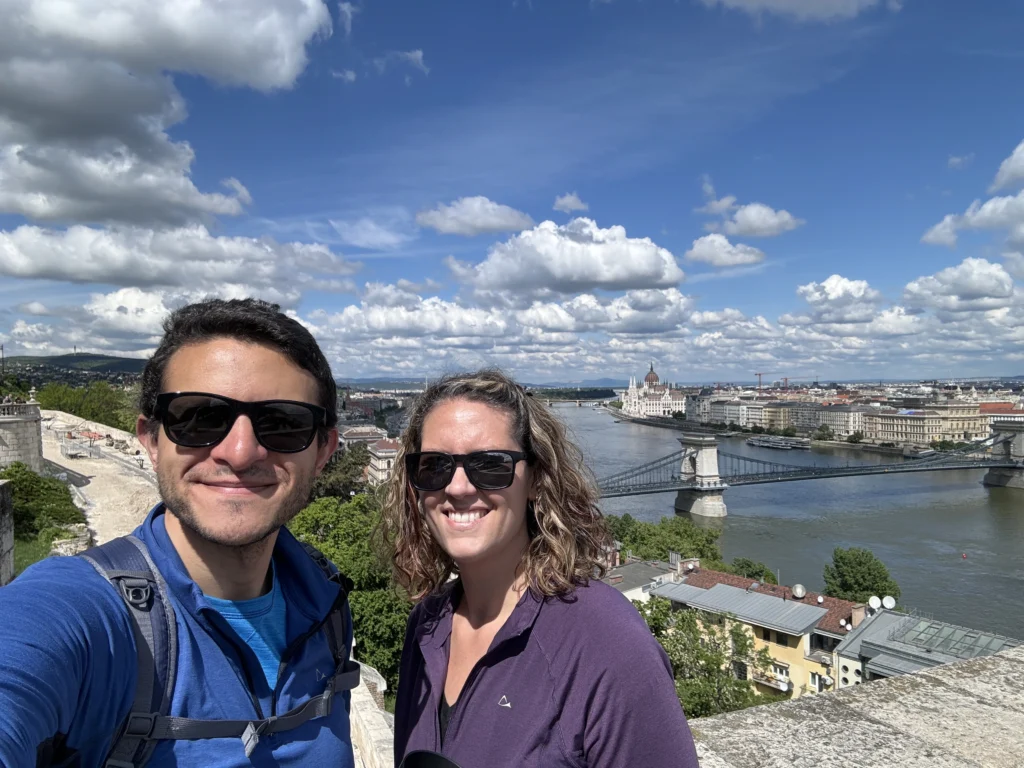 View from Buda Castle in Budapest, Hungary