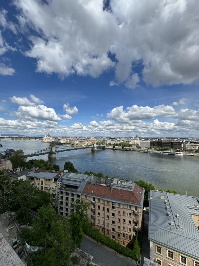 View from Buda Castle in Budapest, Hungary