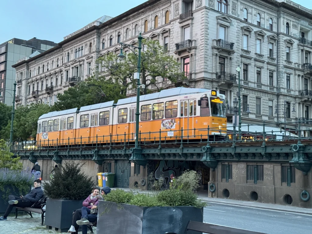 Tram in Budapest, Hungary