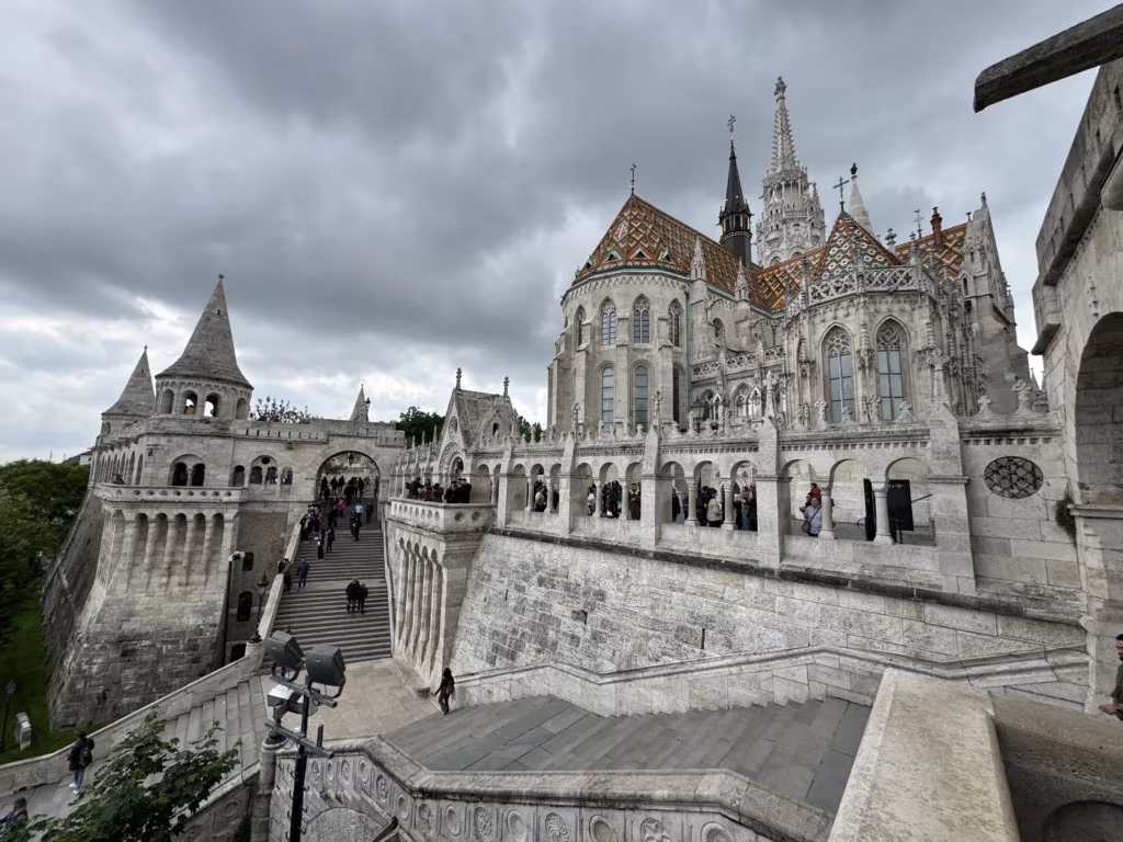 Fisherman's Bastion and Matthias Church in Budapest, Hungary
