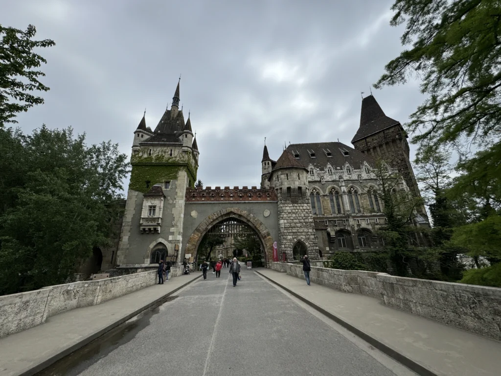 Vajdahunyad Castle in Castle Park, Budapest