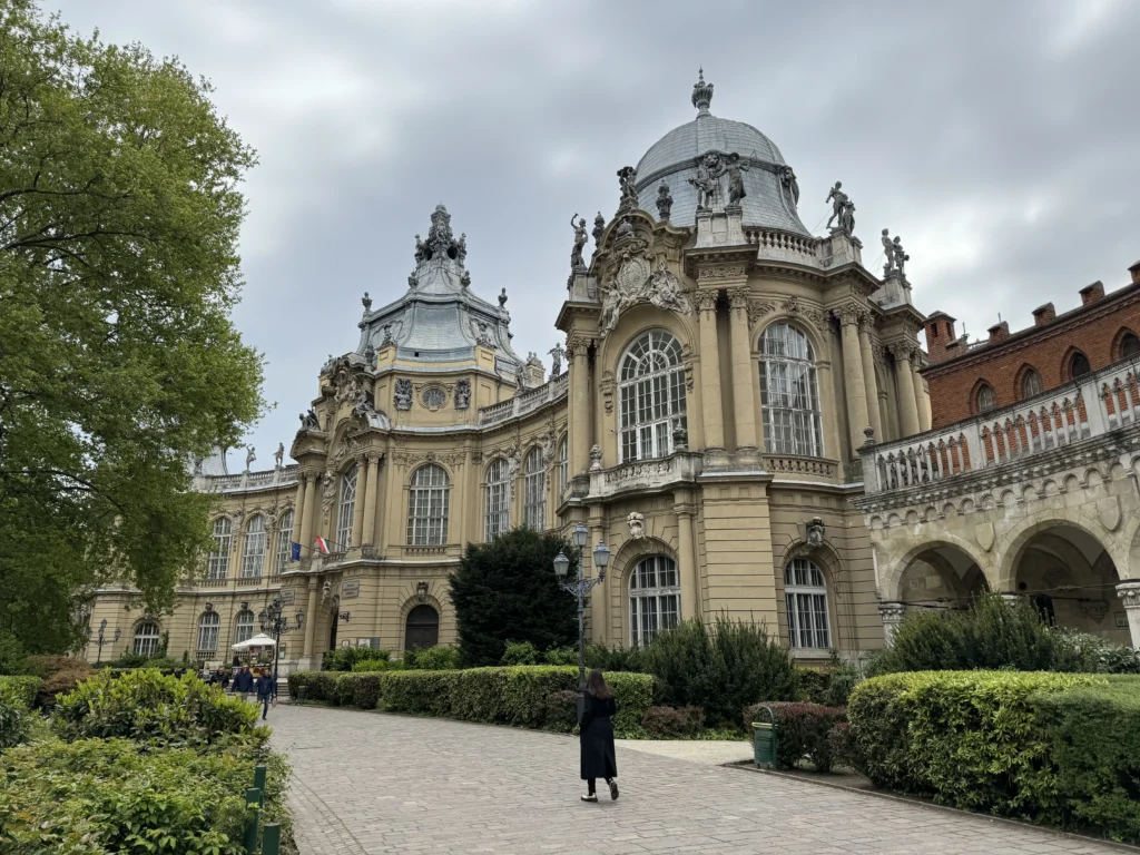 Vajdahunyad Castle in Castle Park, Budapest