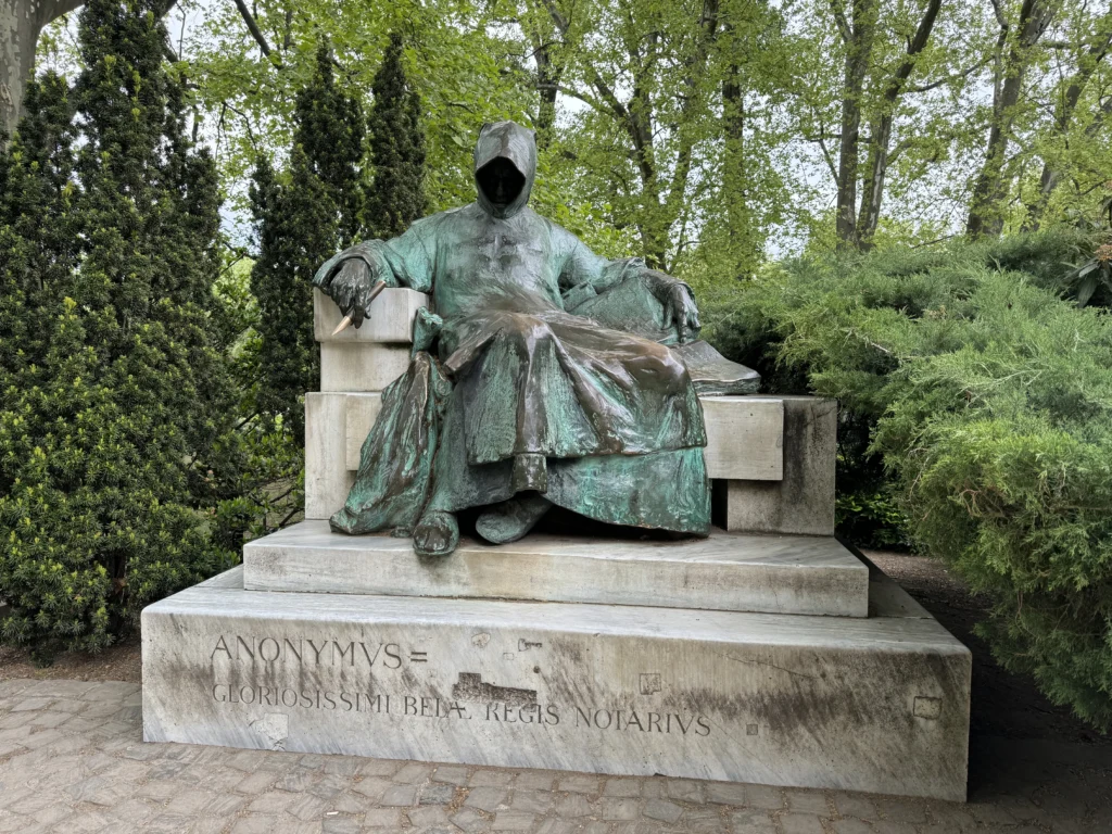 Statue of Anonymous in City Park, Budapest