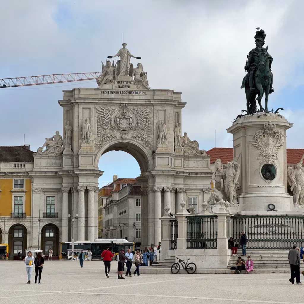 Arco da Rua Augusta in Lisbon, Porgual