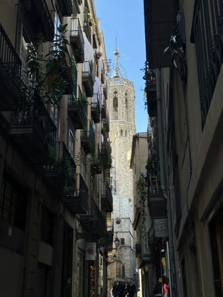 Gothic Quarter in Barcelona, Spain