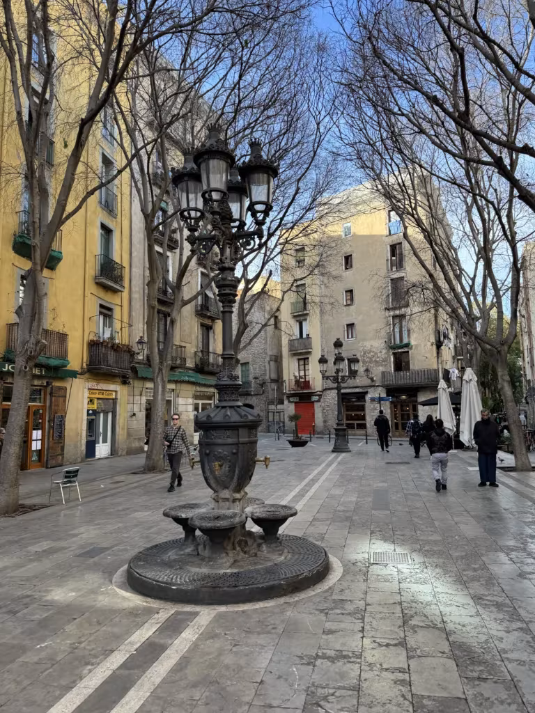El Born neighbourhood in Barcelona, Spain