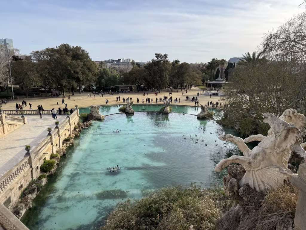 Ciutadella Park in Barcelona, Spain