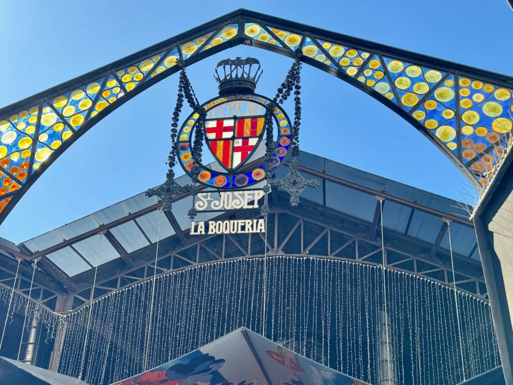 Mercado de La Boqueria in Barcelona, Spain