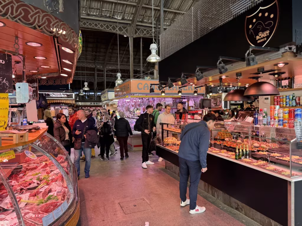 Mercado de La Boqueria in Barcelona, Spain
