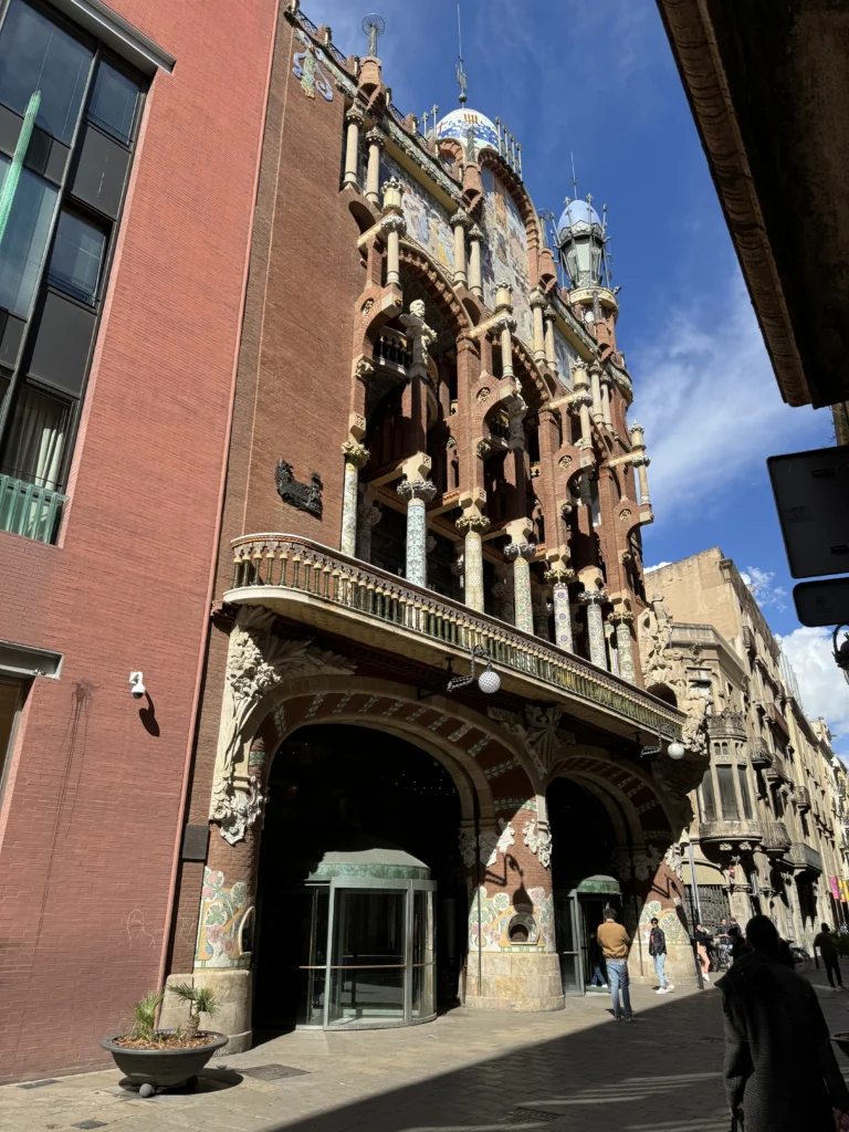 Palau de la Musica Catalana in Barcelona, Spain