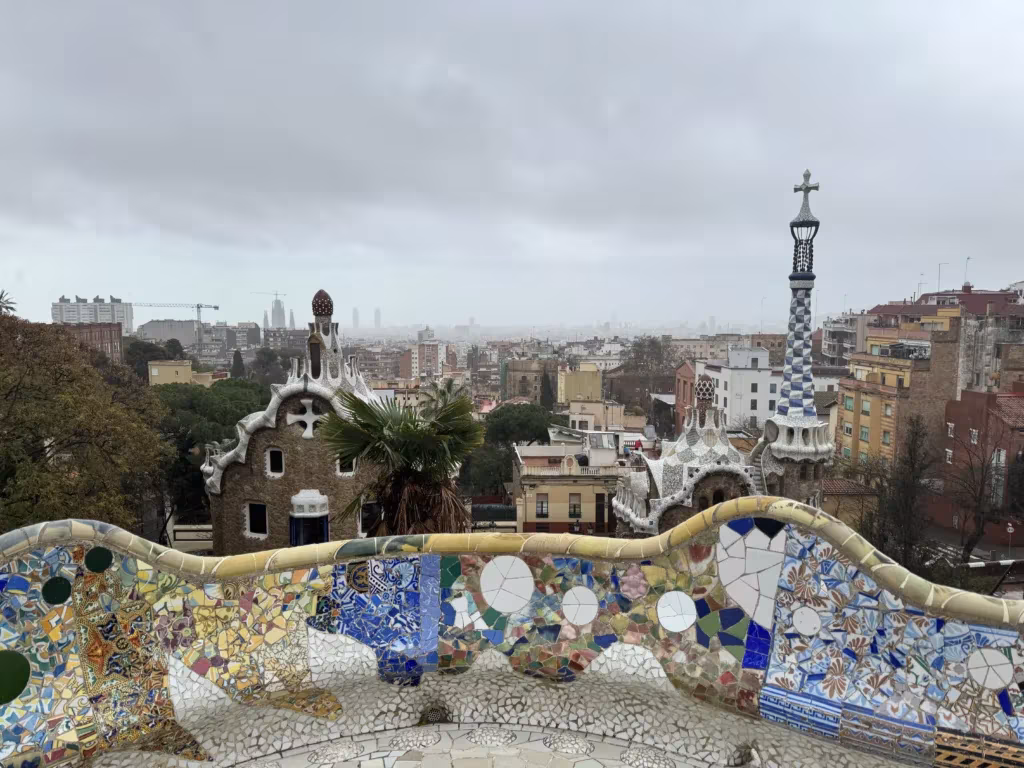 Park Guell in Barcelona, Spain