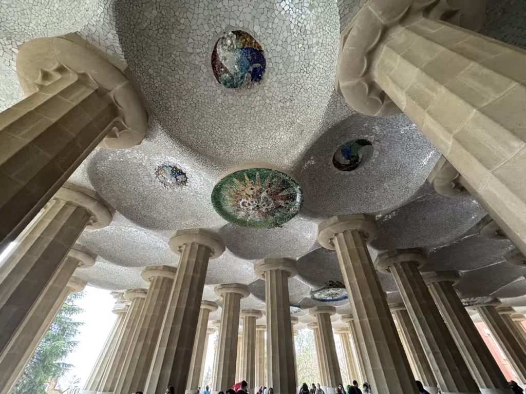 Park Guell in Barcelona, Spain