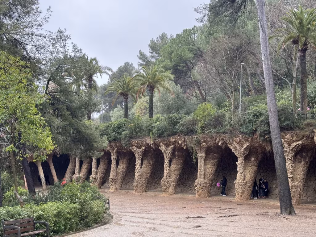 Park Guell in Barcelona, Spain