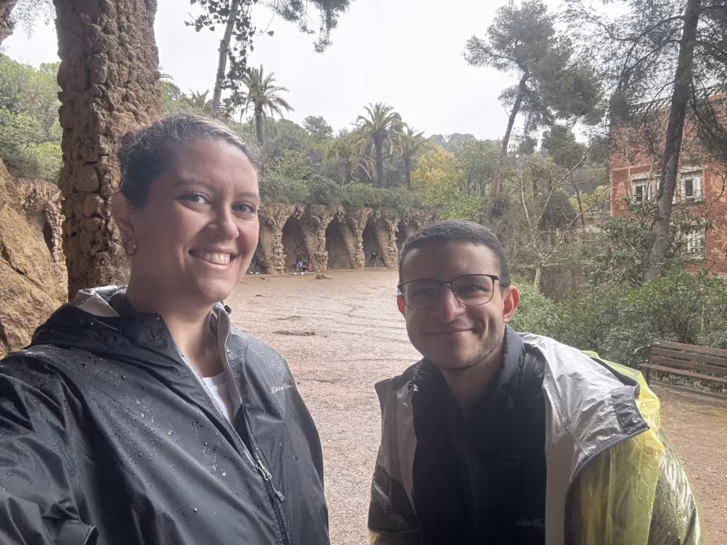 Park Guell in Barcelona, Spain