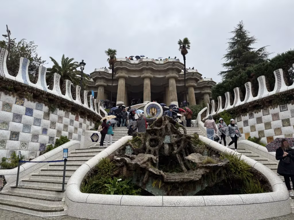 Park Guell in Barcelona, Spain