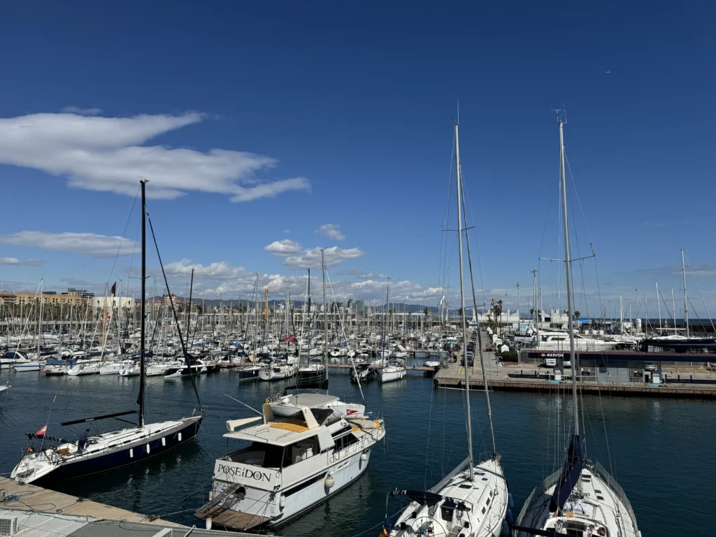 Marina in Barcelona, Spain