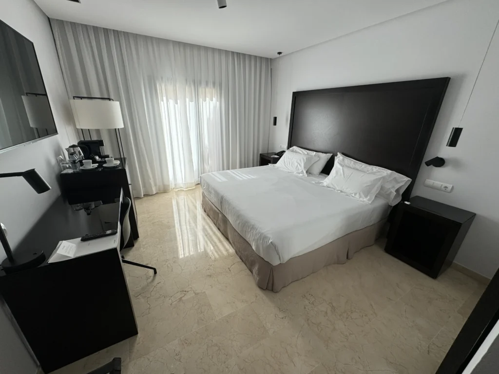 Hotel room at Hotel Fernando III in Seville, Spain