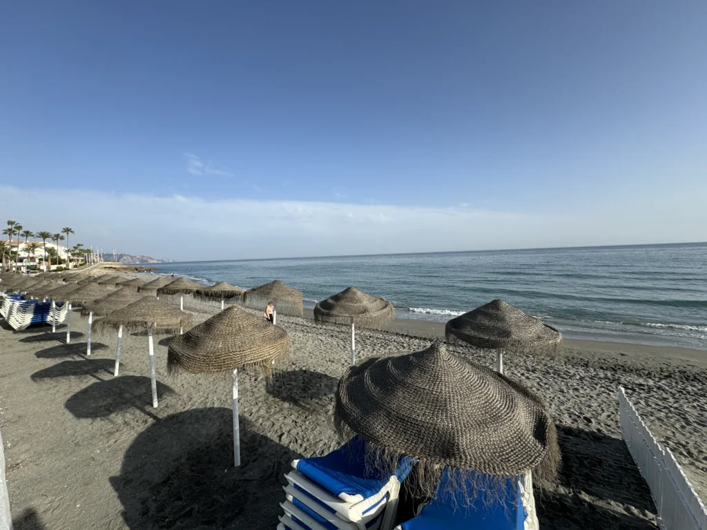 Beach in Nerja, Spain
