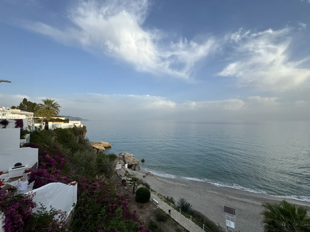 Sunny day in Nerja, Spain