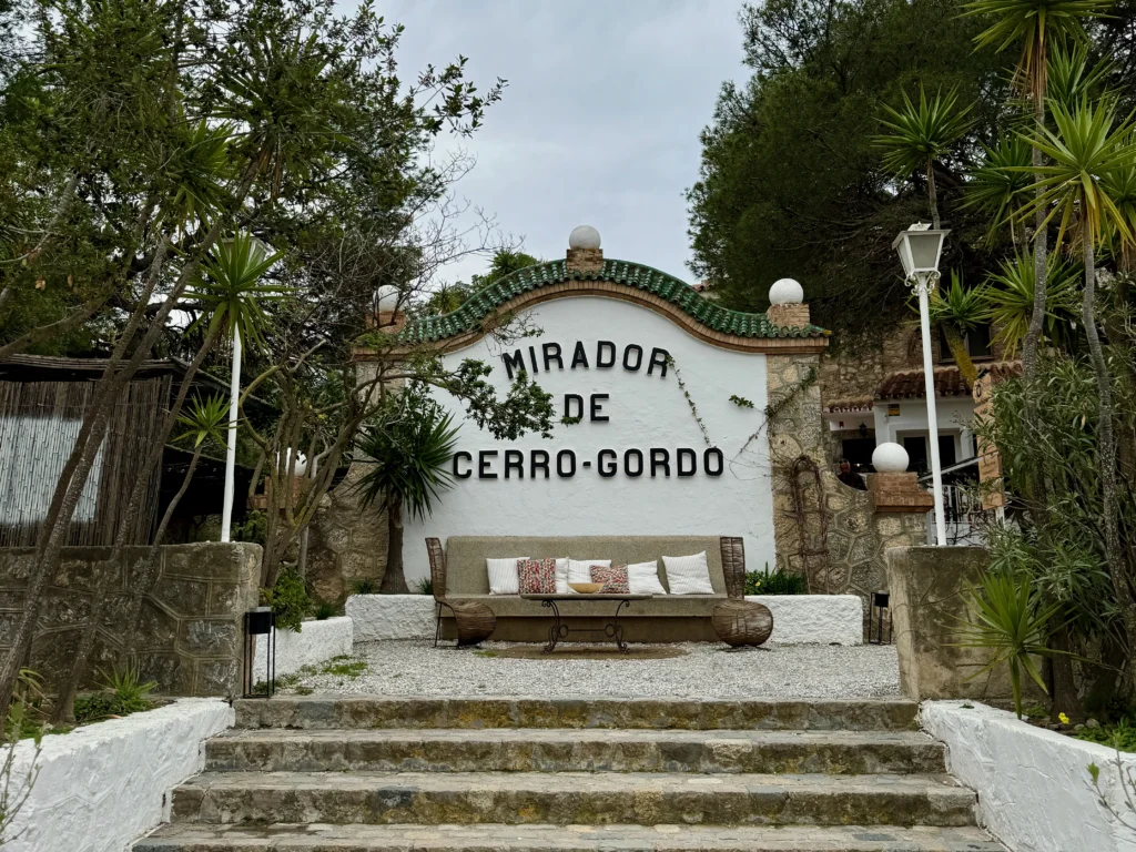 Mirador de Cerro Gordo in Costa del Sol, Spain