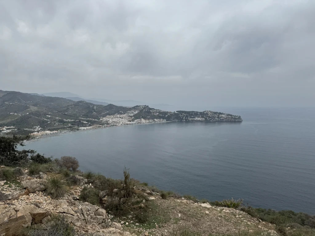 Hazy day in Nerja, Spain