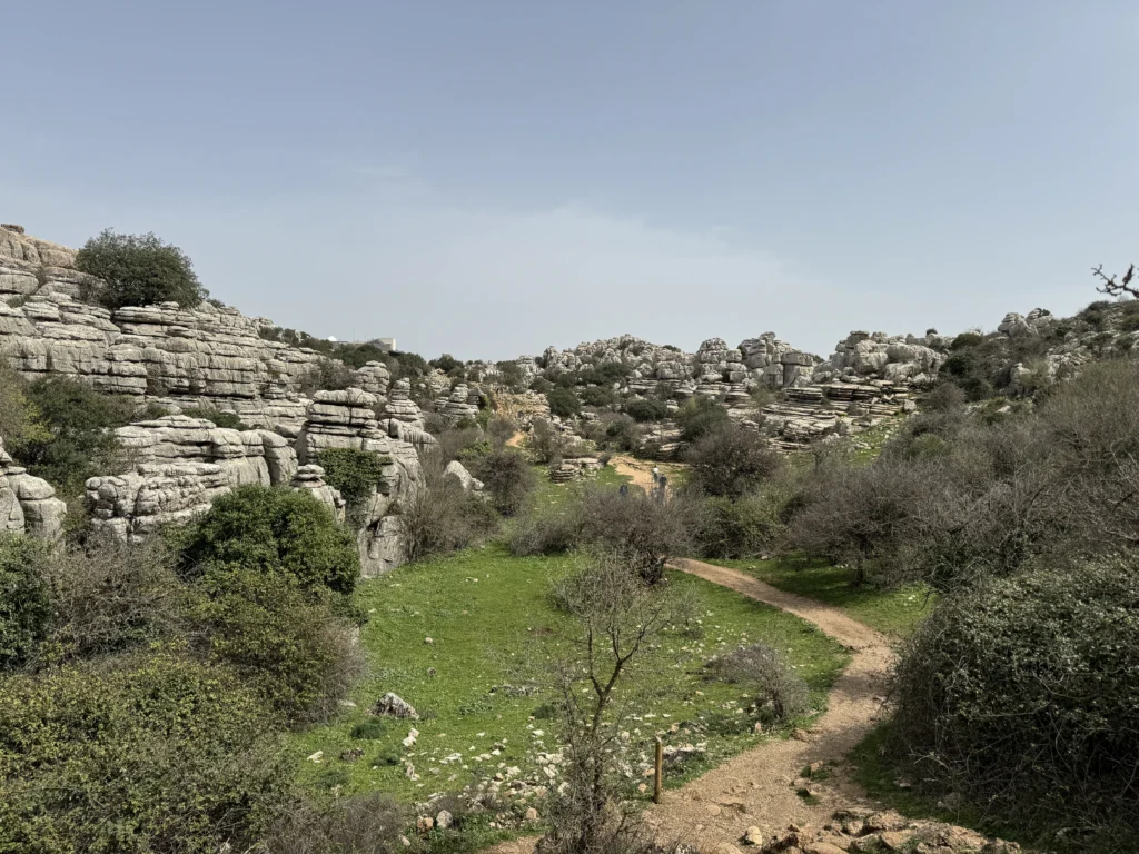 El Torcal de Antequera natural park in Spain