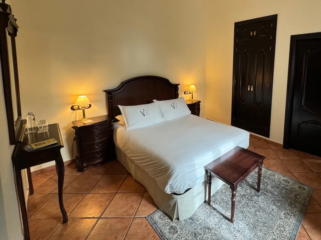 Hotel room at Hotel Palacio de Hemingway in Ronda, Spain