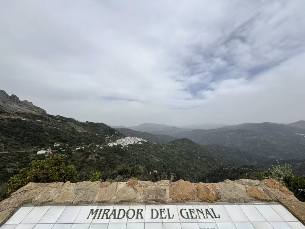Mirador de Genal near Benaladid, Spain
