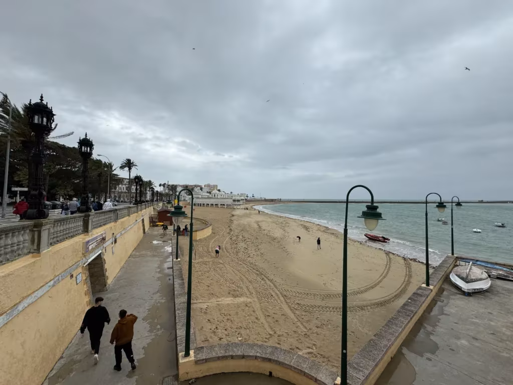 Plaza de La Caleta in Cadiz, Spain