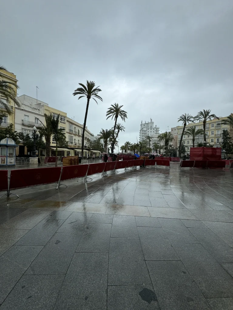 Plaza de San Juan de Dios in Cadiz, Spain