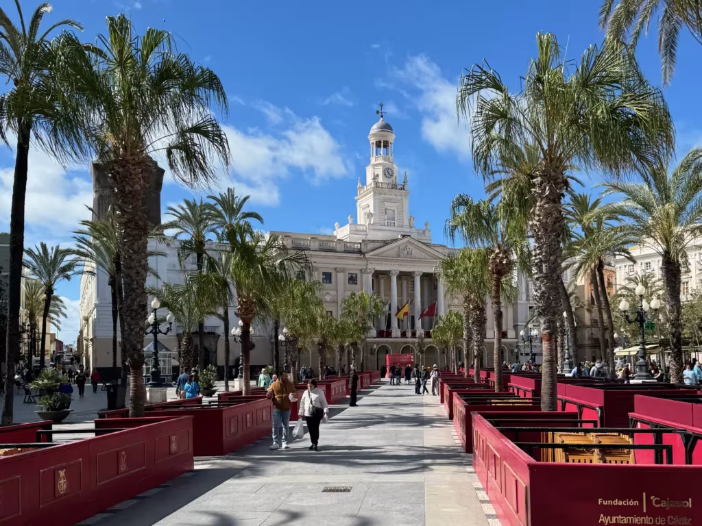 Plaza de San Juan de Dios in Cadiz, Spain