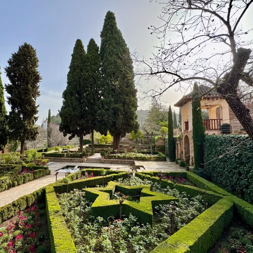 Generalife Gardens in Granada, Spain