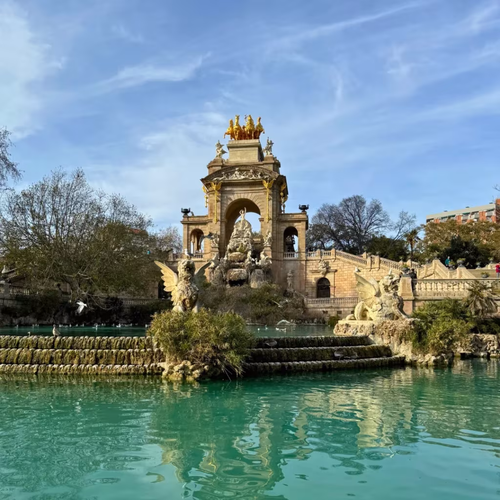 Ciutadella Park in Barcelona, Spain