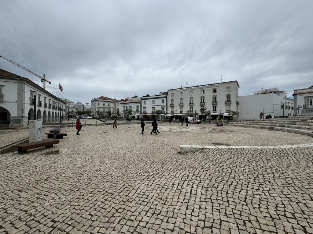 Praca da Republica in Tavira, Portugal
