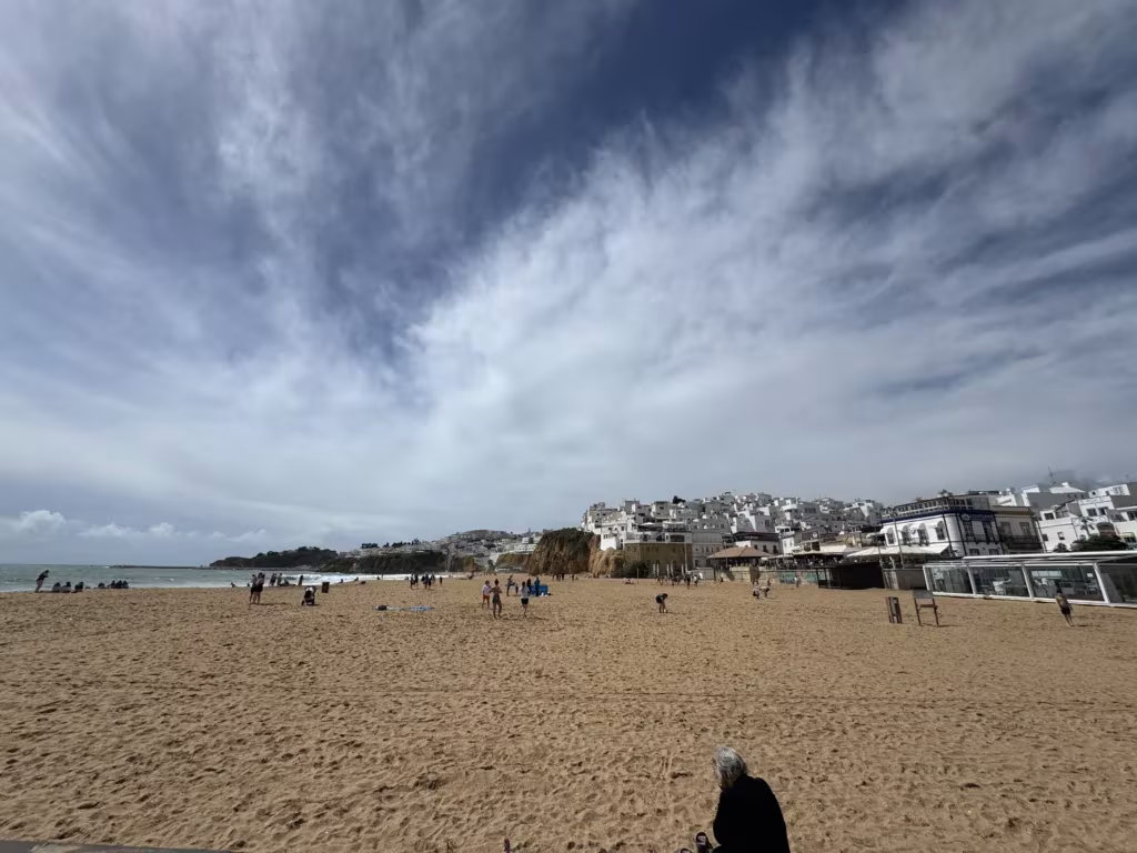 Fisherman's beach in Albufeira, Portugal