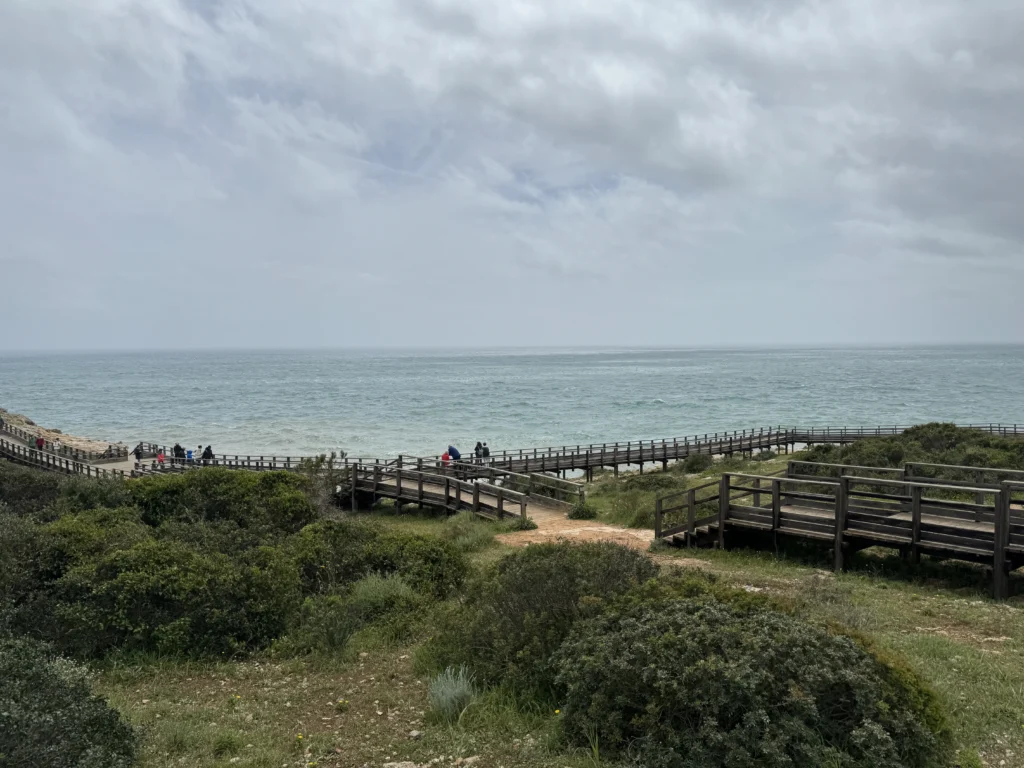 Carvoeiro boardwalk in Portugal