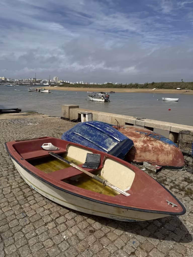 Fishing village of Ferragudo, Portugal