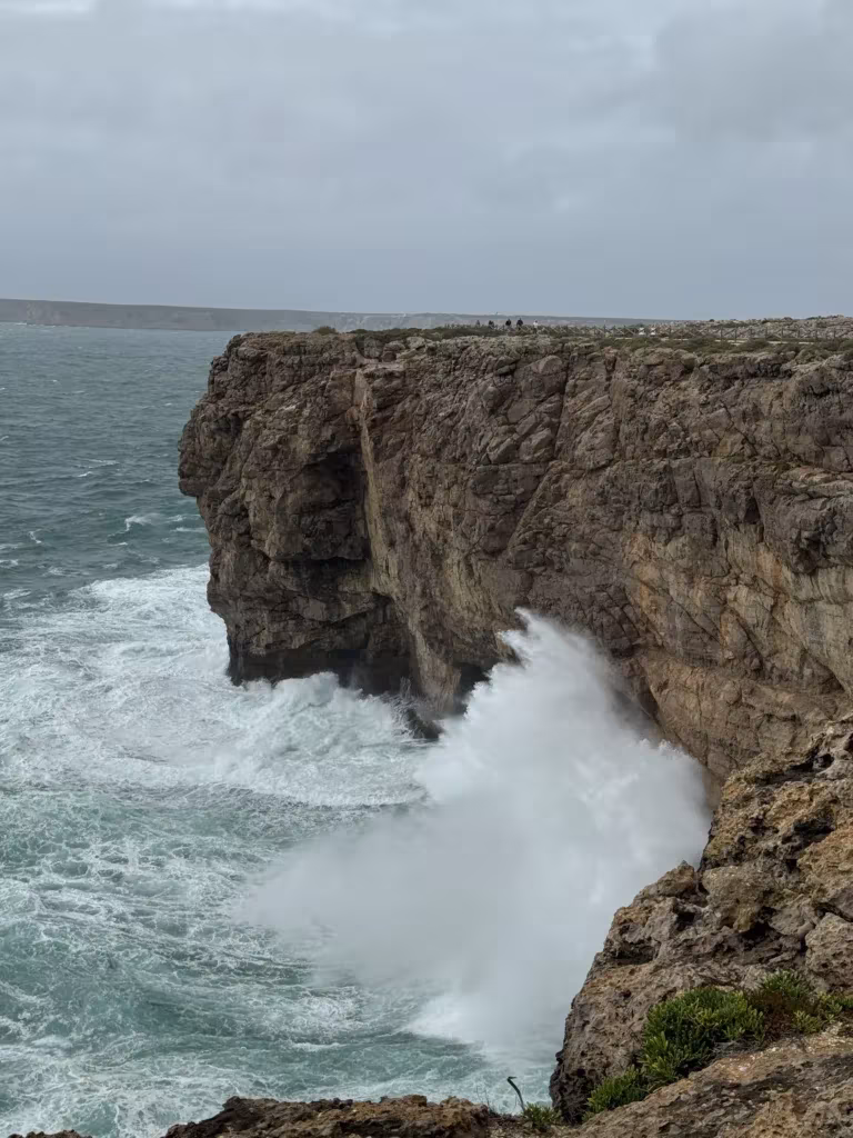 Cliffs at Sagres Fortress, Portugal