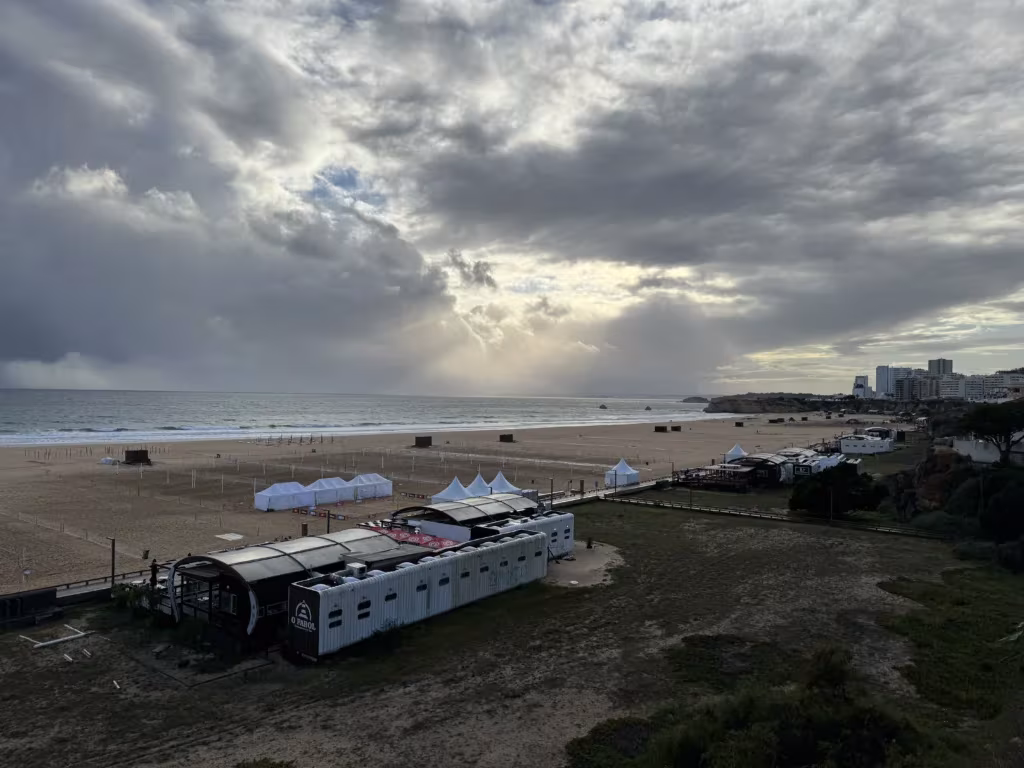 Beach in Portimao, Portugal